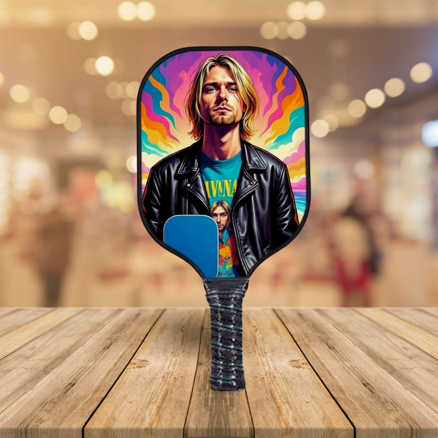 Nirvana - Kurt Cobain - Pickleball Paddle