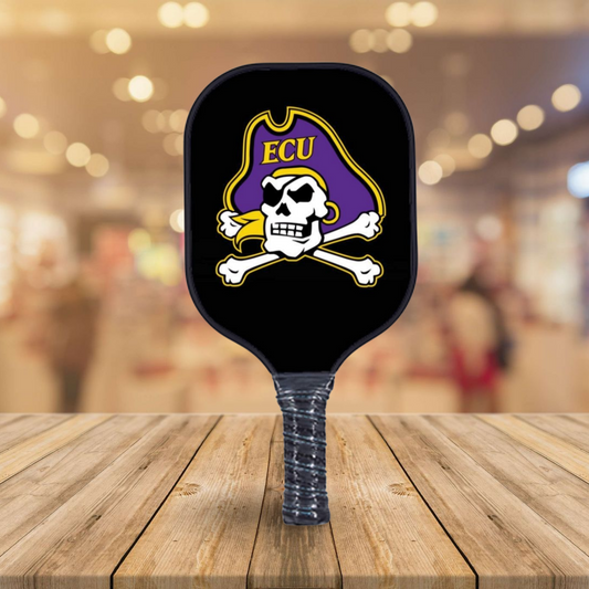 East Carolina Pirates Emblem - Pickleball Paddle