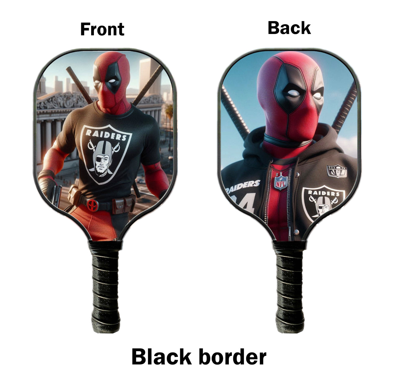 Deadpool - Raiders - Pickleball Paddle