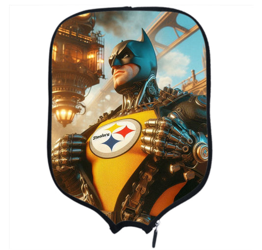 Batman/Steelers #1 Pickleball Paddle Cover