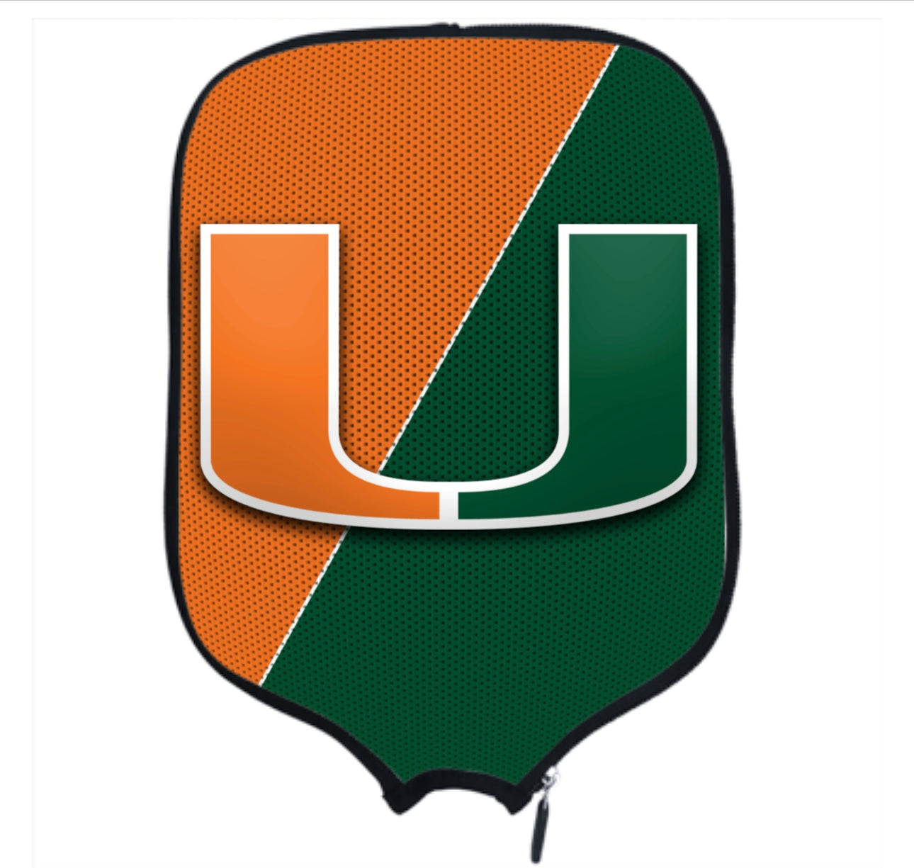 Miami Hurricanes Pickleball Paddle Cover