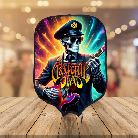 Grateful Dead - Casey Jones - Deadheads - Pickleball Paddle Cover