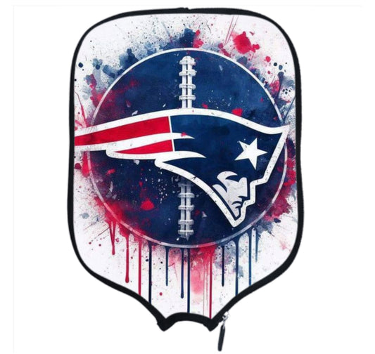 New England Patriots Pickleball Paddle Cover