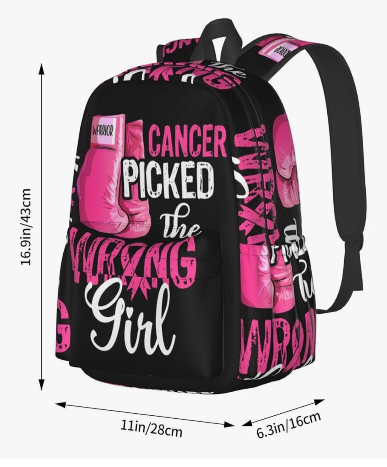 Breast Cancer Awareness Backpack 2 Paddle Bundle Set