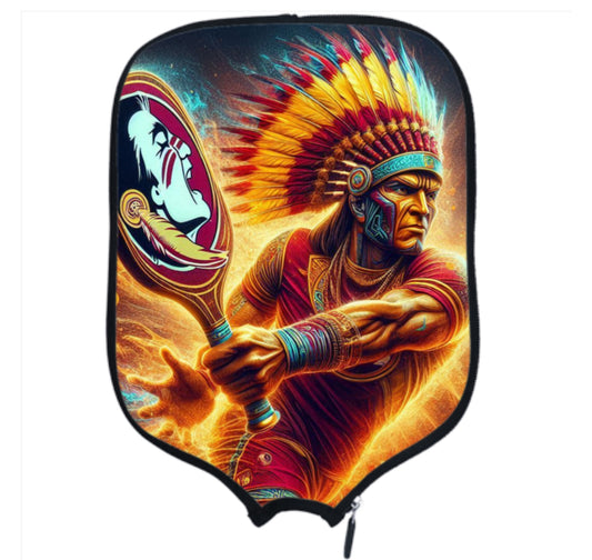 FSU- Florida State - War Chief Pickleball Paddle Cover