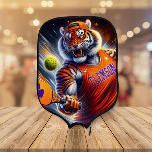 Clemson Tiger Pickleball Paddle Cover