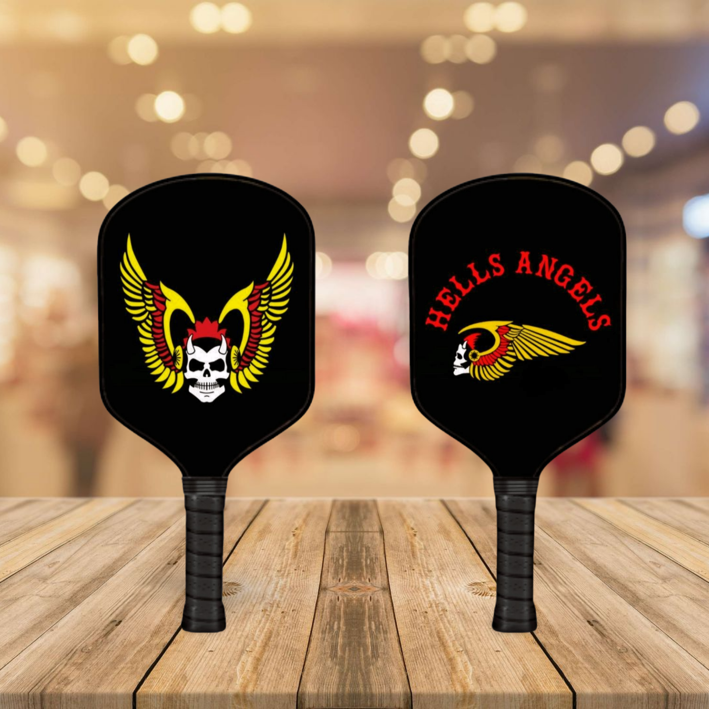 Hells Angels - Double Print - Pickleball Paddle