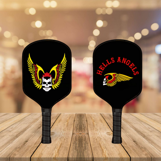 Hells Angels - Double Print - Pickleball Paddle