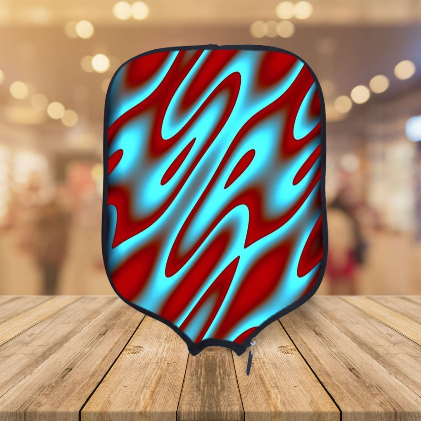 Wave Illusion - Pickleball Paddle Cover