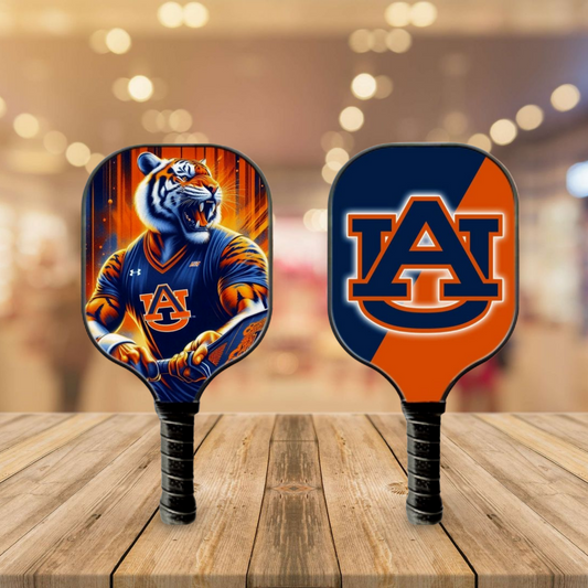 Auburn Tiger Orange/Blue - Pickleball Paddle