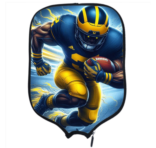 Michigan Football Pickleball Paddle Cover