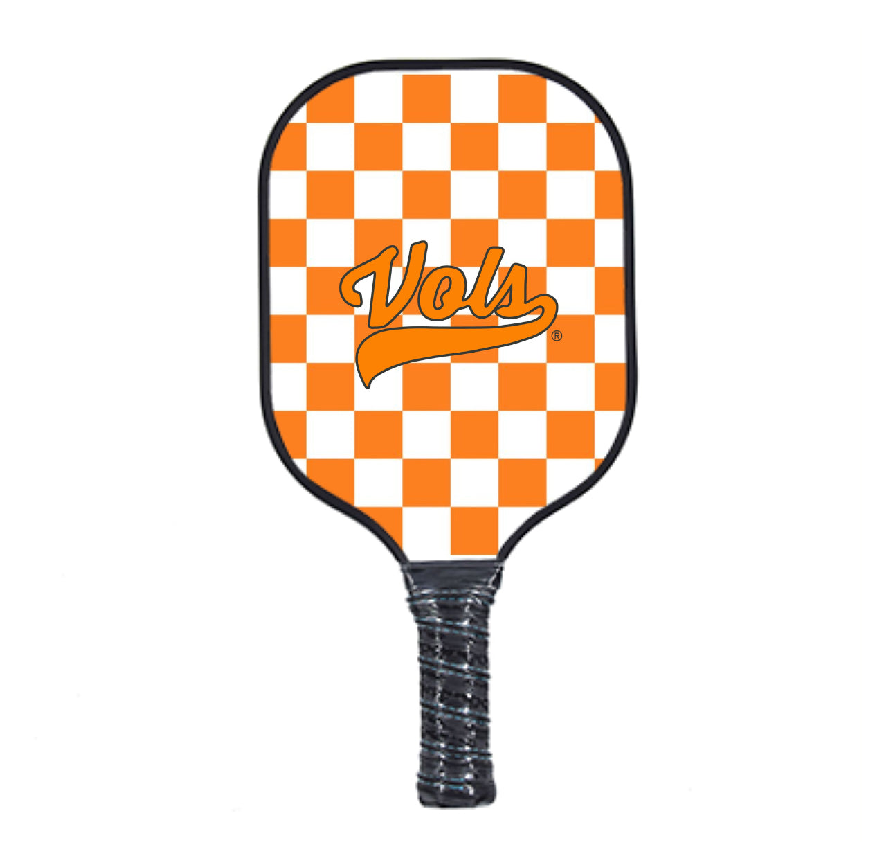 Tennessee University Vols - Checkerboard - Pickleball Paddle