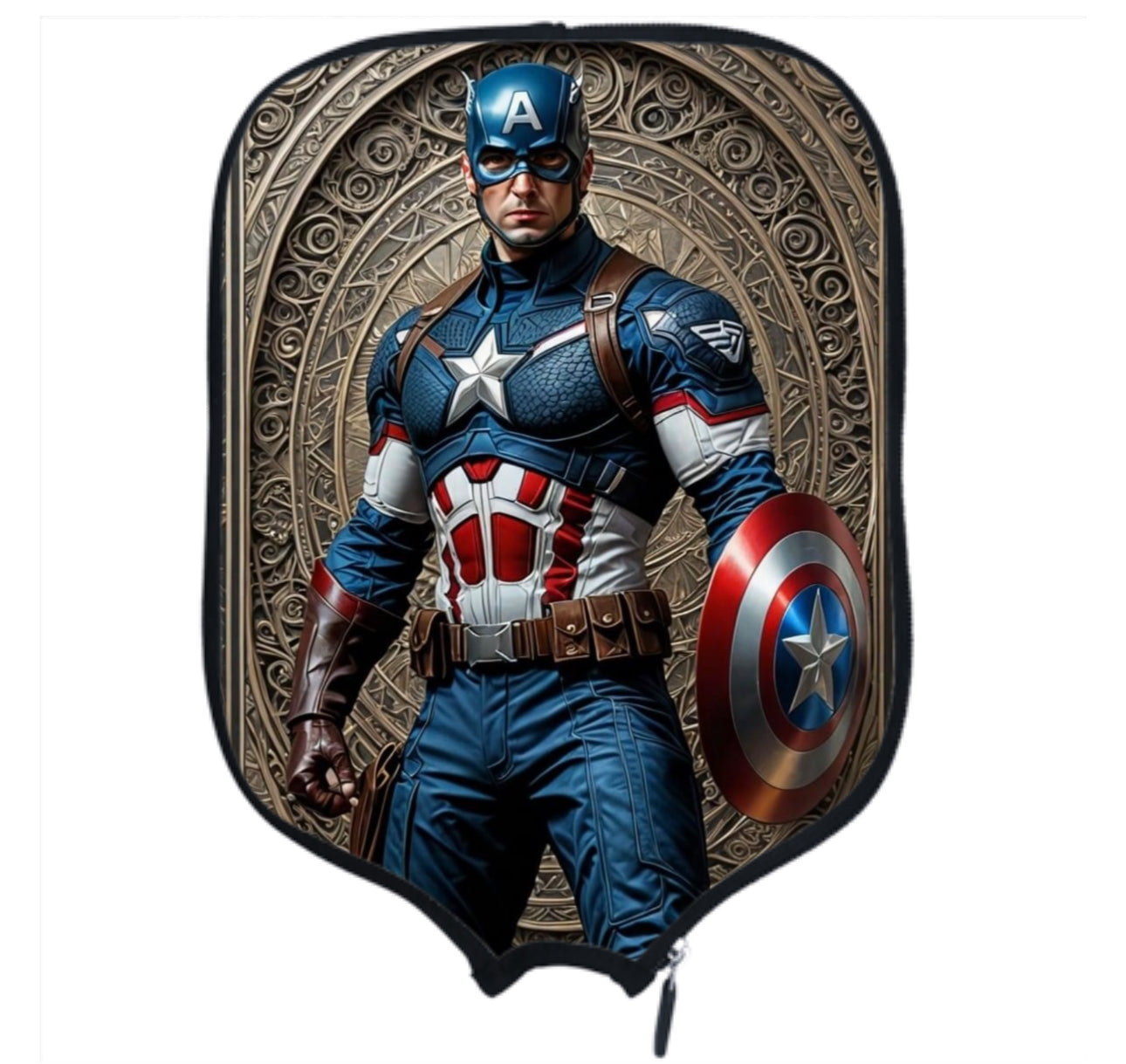 Captain America Pickleball Paddle Cover