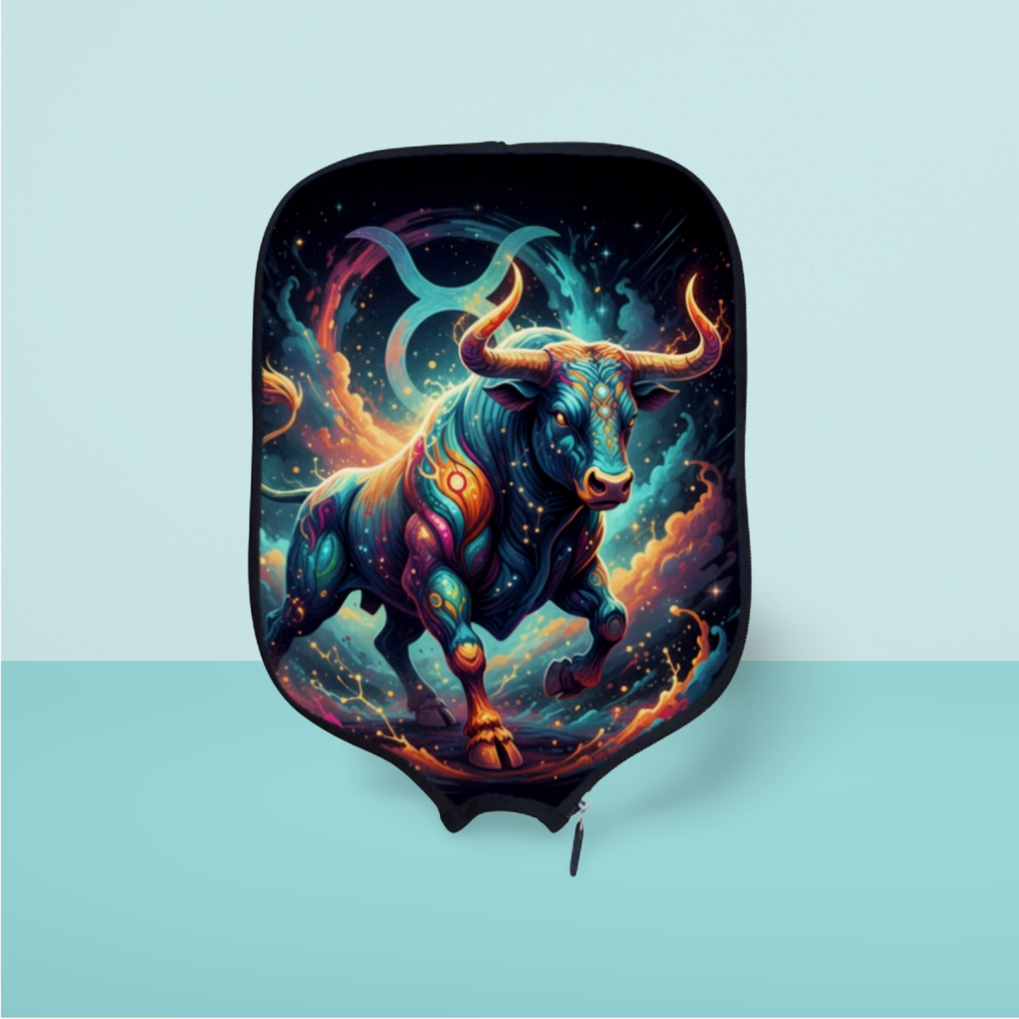 Taurus The Bull - Western Zodiac - Pickleball Paddle Cover