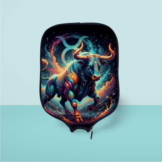 Taurus The Bull - Western Zodiac - Pickleball Paddle Cover