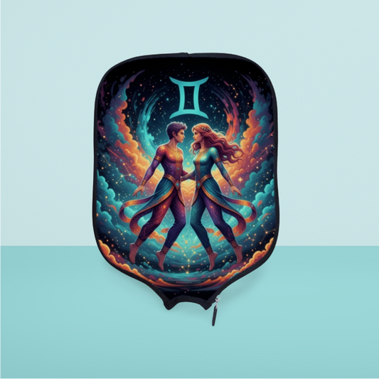 Gemini - Western Zodiac - Pickleball Paddle Cover