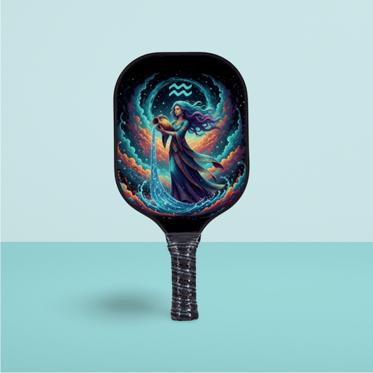 Aquarius - Western Zodiac - Pickleball Paddle