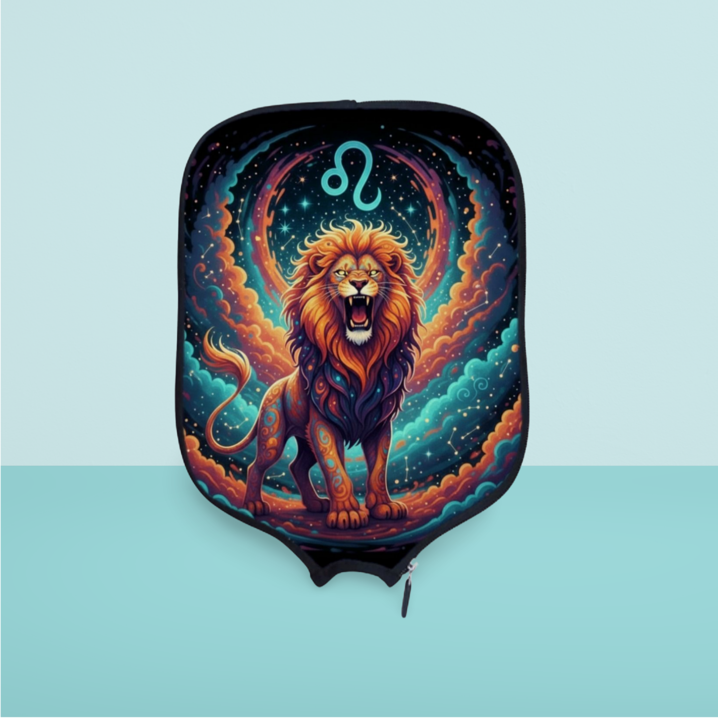 Leo - Western Zodiac - Pickleball Paddle Cover