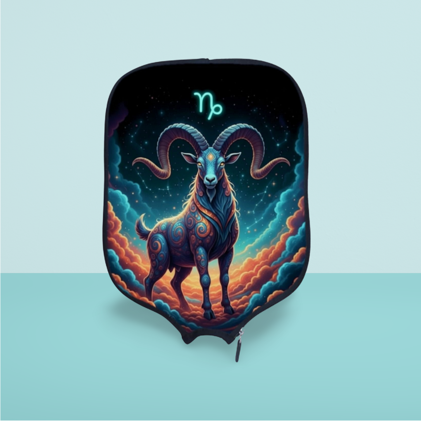 Capricorn - Western Zodiac - Pickleball Paddle Cover