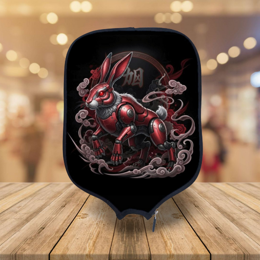 Rabbit - Chinese Zodiac - Pickleball Paddle Cover