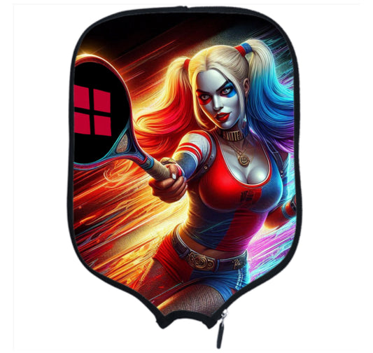 Harley Quinn - Pickleball Paddle Cover