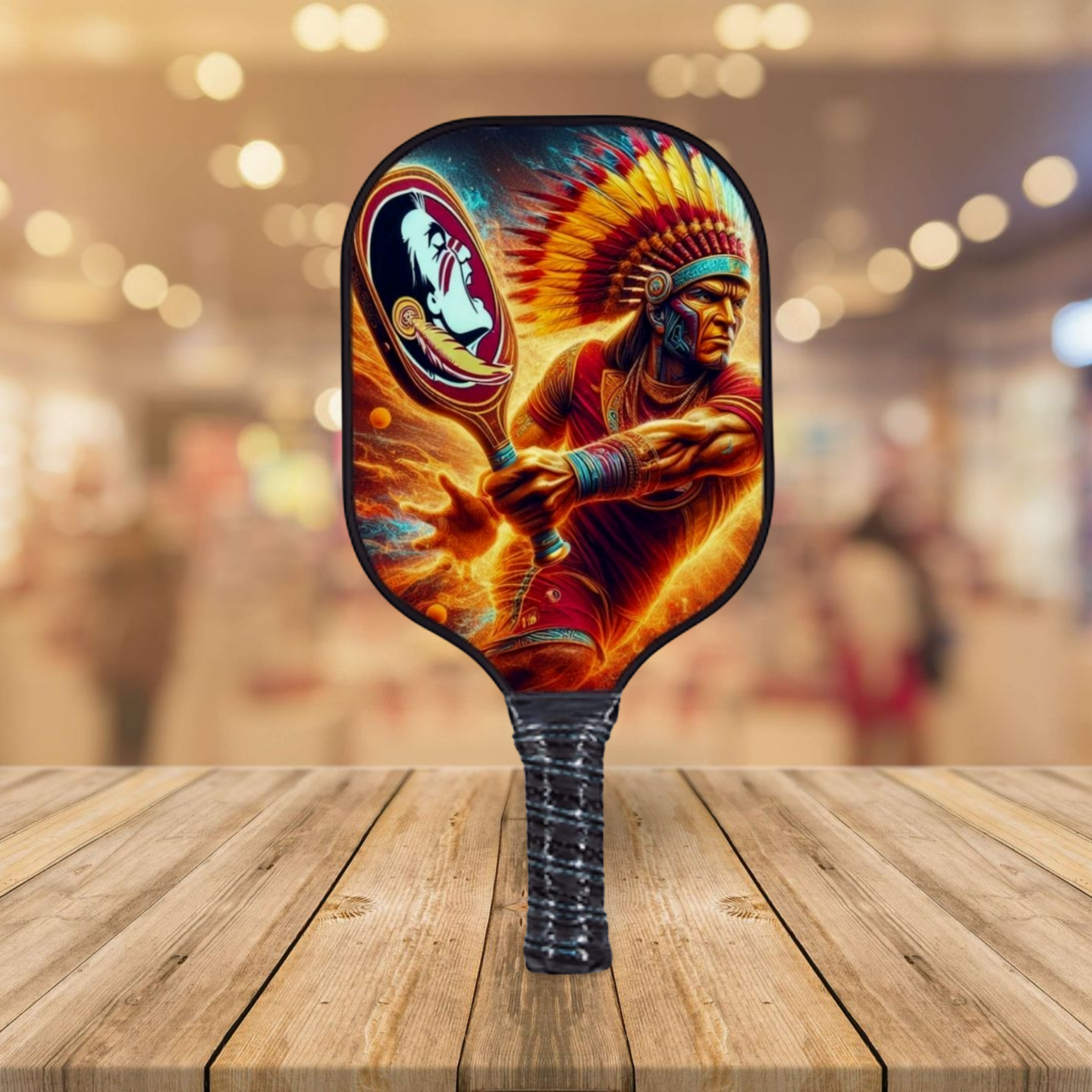 FSU -  Florida State University - War Chief - Pickleball Paddle