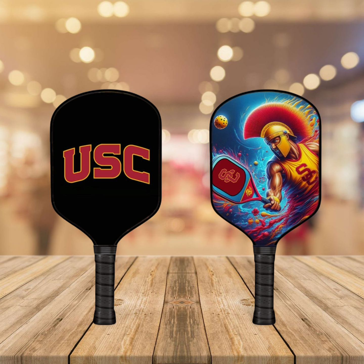 USC Trojan #1 - University of Southern California - Pickleball Paddle