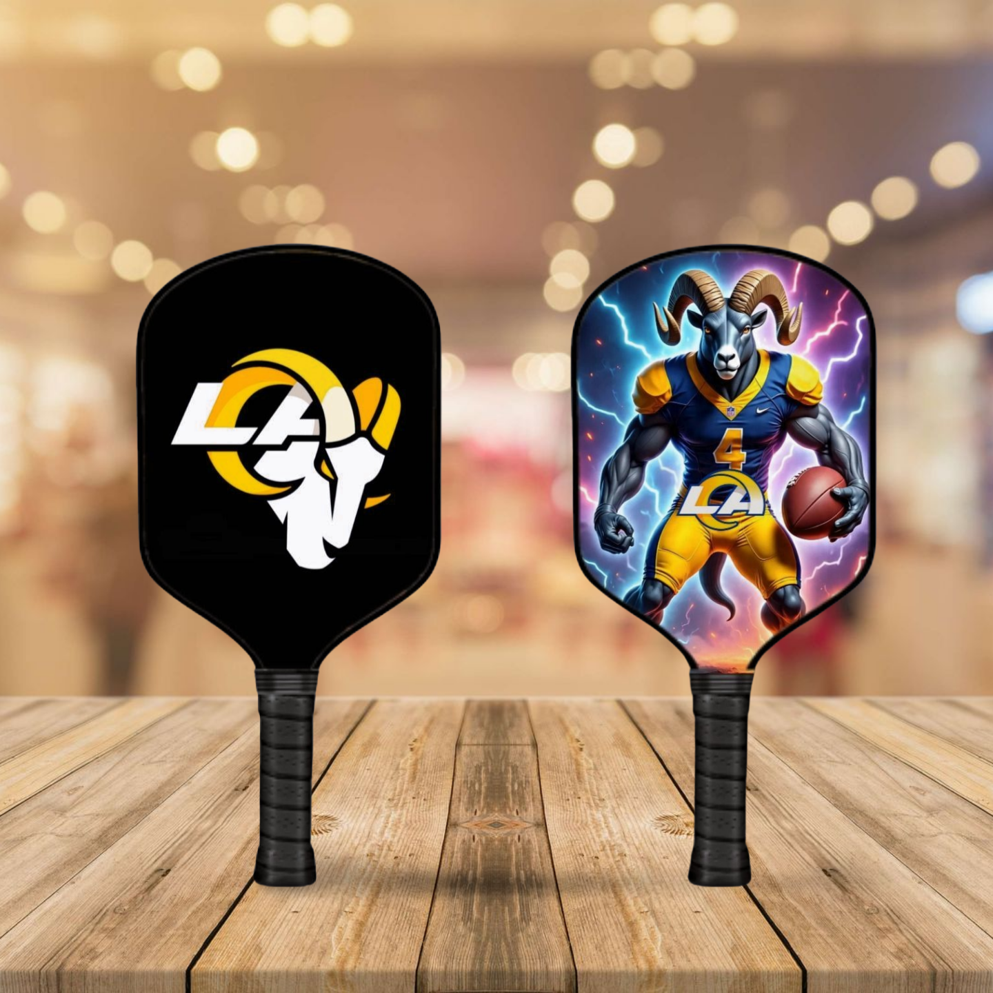 Los Angeles Rams #1 - NFL - Pickleball Paddle