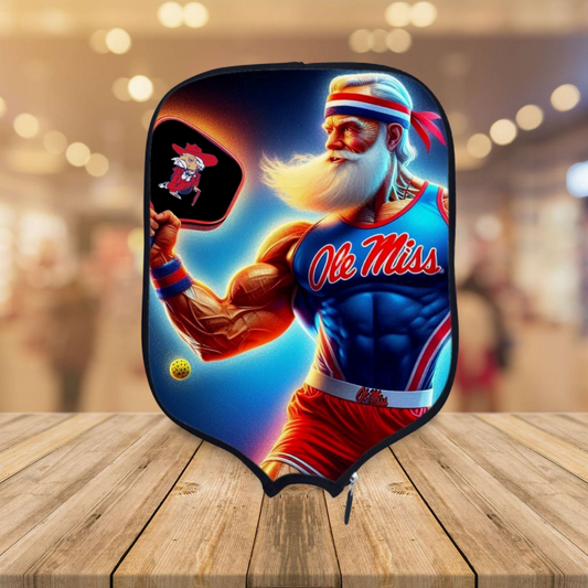 University of Mississippi - Ole Miss Rebels - Colonel Reb- Pickleball Paddle Cover