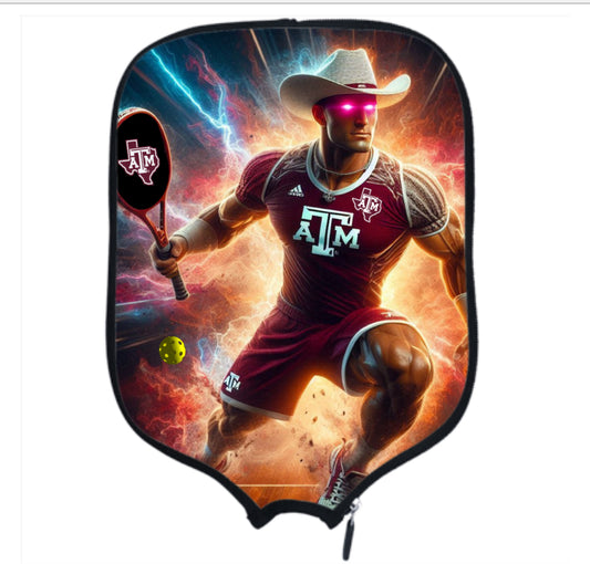 Texas A&M Aggies Pickleball Paddle Cover