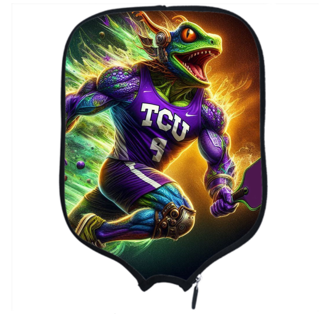 TCU Horned Frog Pickleball Paddle Cover