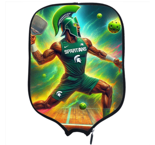 Michigan State Pickleball Paddle Cover