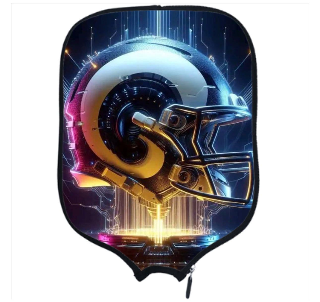 Los Angeles Rams Pickleball Paddle Cover