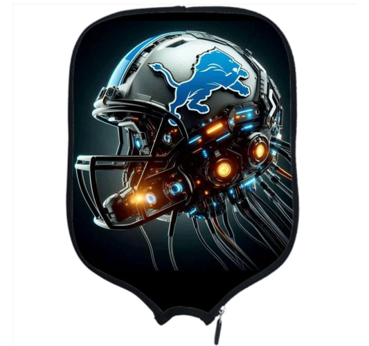 Detroit Lions Pickleball Paddle Cover