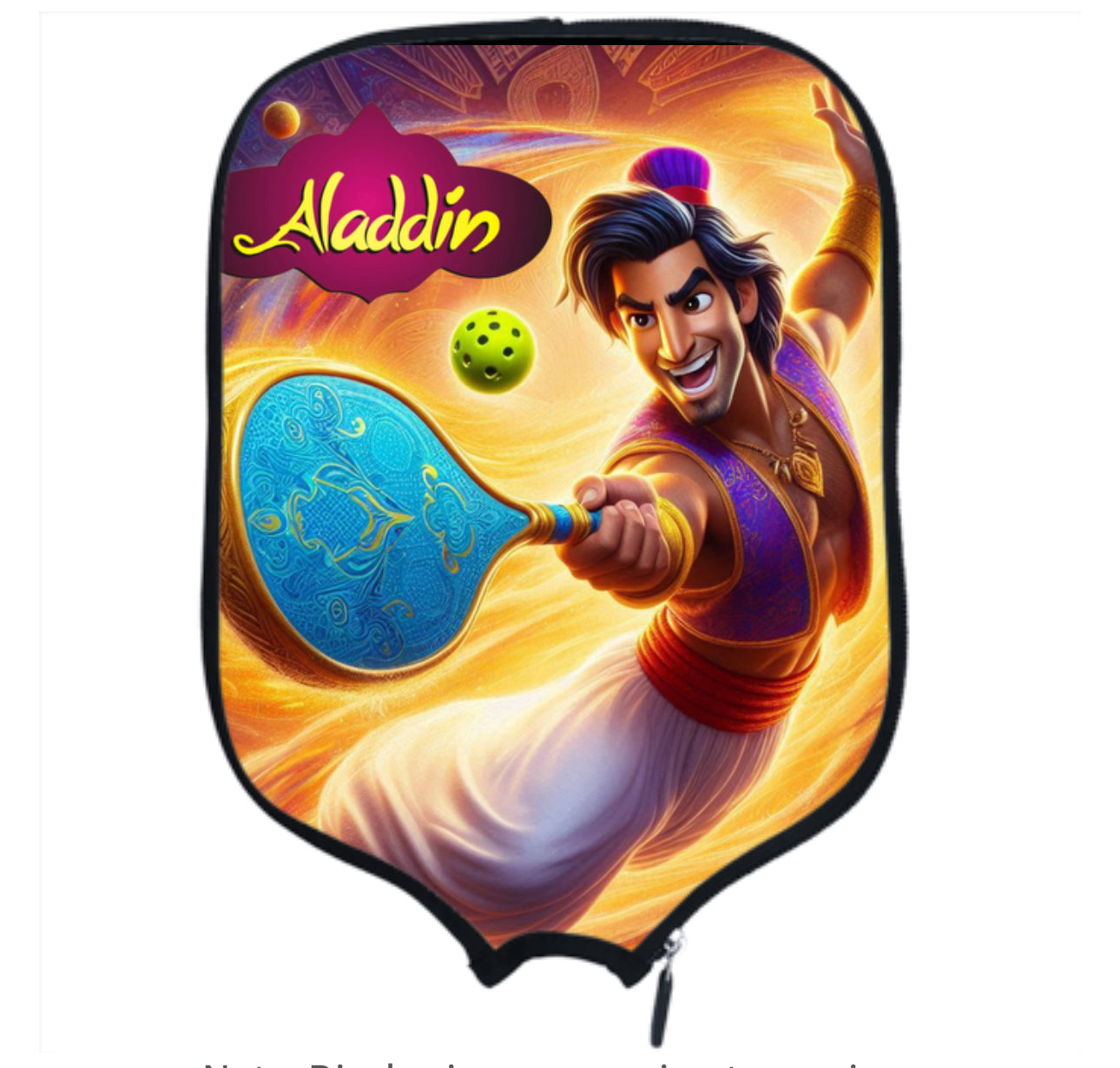 Aladdin - Pickleball Paddle Cover