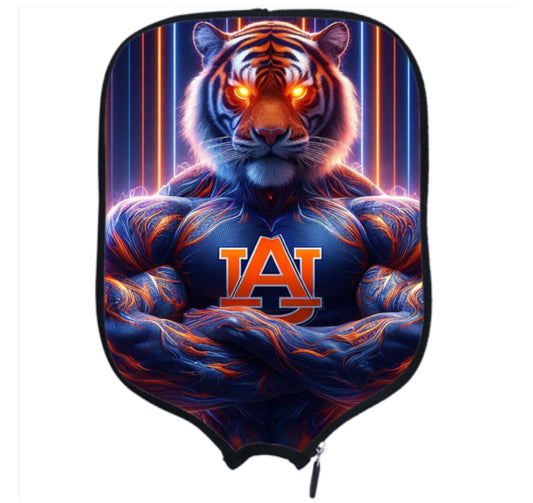 Auburn Tigers - The Stare Down - Pickleball Paddle Cover