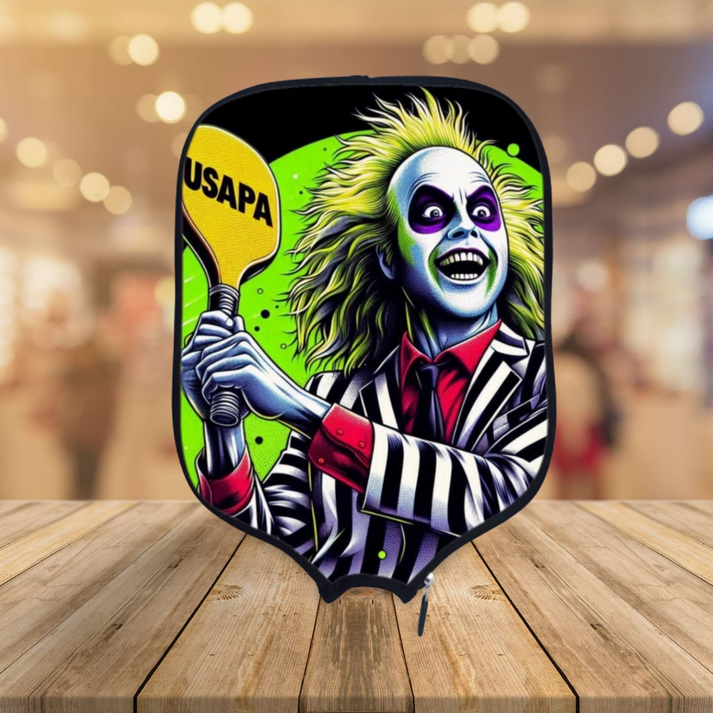 Beetlejuice - Pickleball Paddle Cover