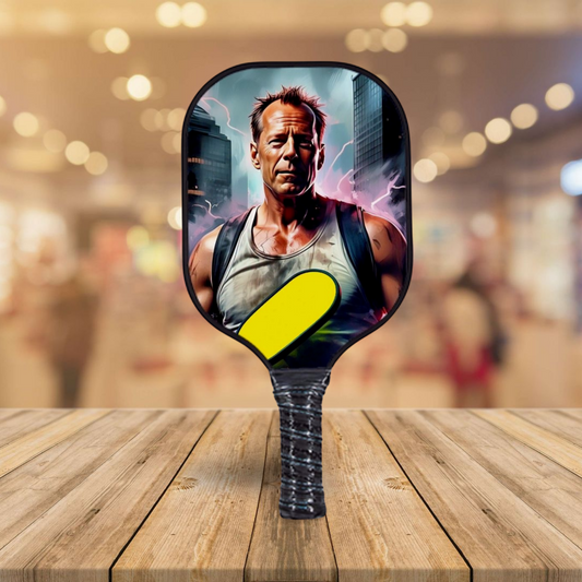 Bruce Willis - Die Hard - Pickleball Paddle