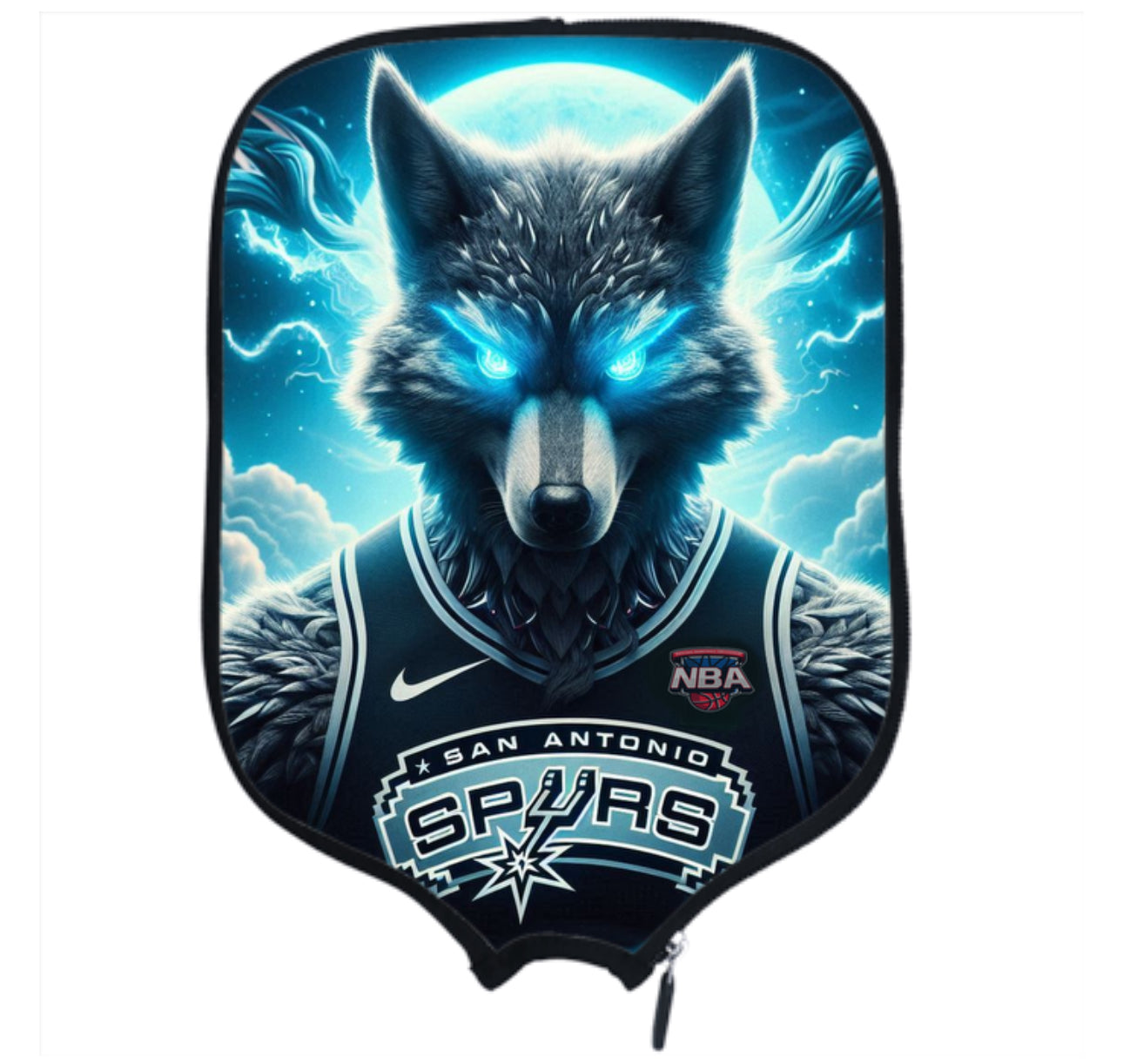 San Antonio Spurs Pickleball Paddle Cover