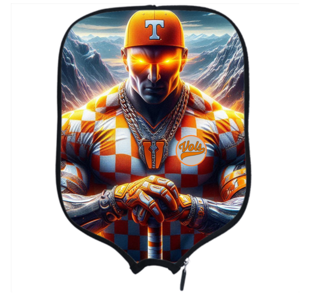 Tennessee Baseball Pickleball Paddle Cover