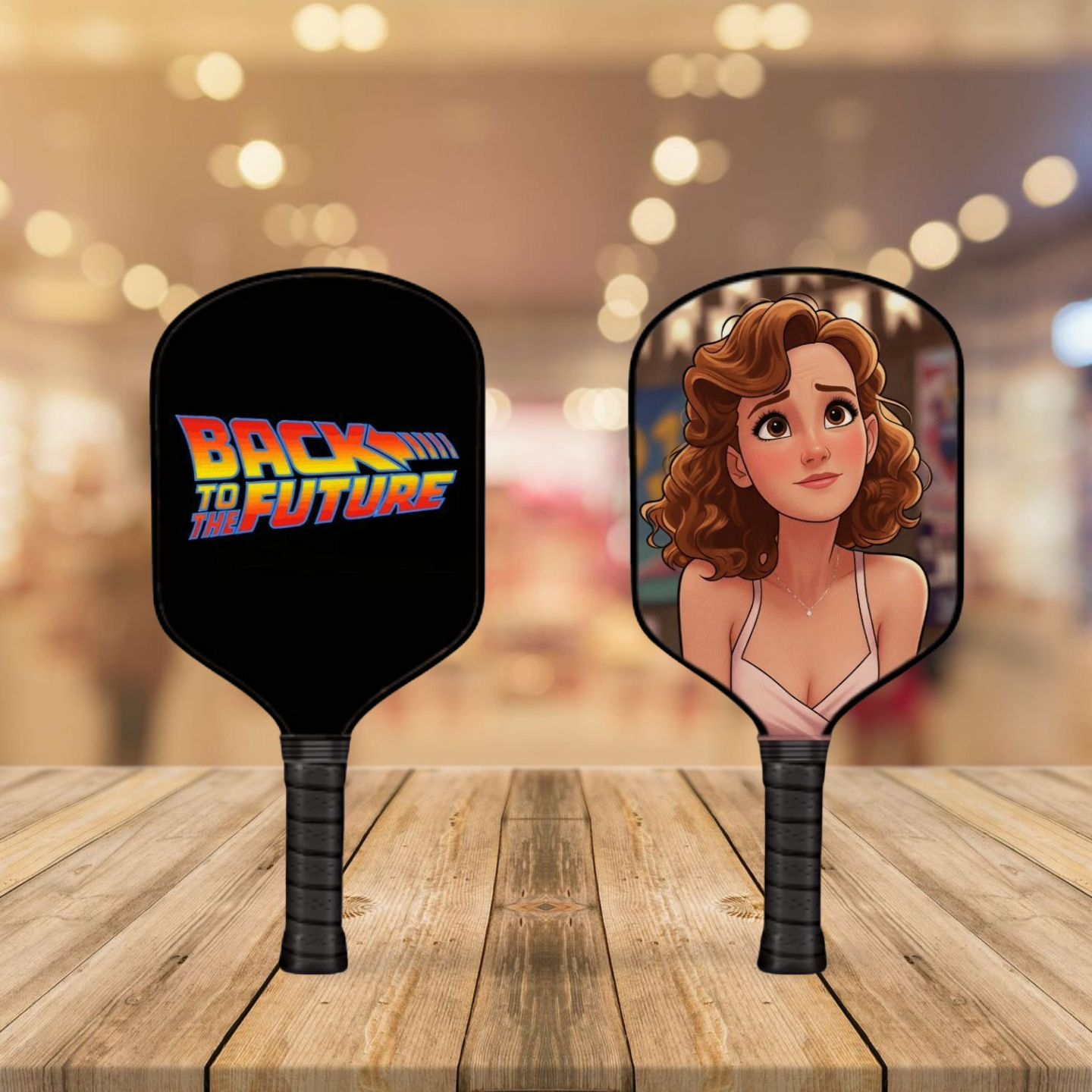 Back To The Future - Lorainee Baines - Pickleball Paddle