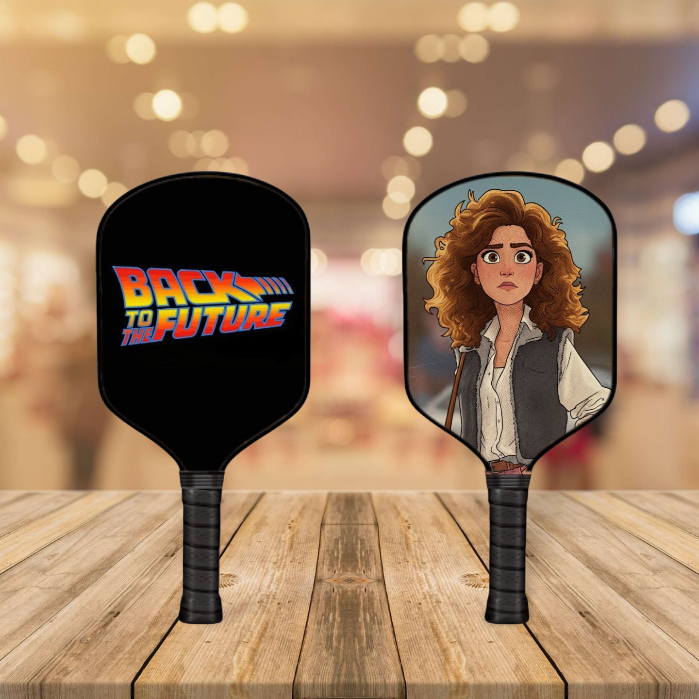 Back To The Future - Jennifer Parker - Pickleball Paddle