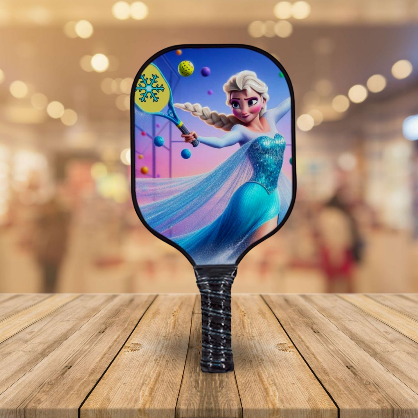 Frozen - Elsa #1 - Pickleball Paddle