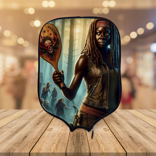 Michonne - The Walking Dead - Pickleball Paddle Cover