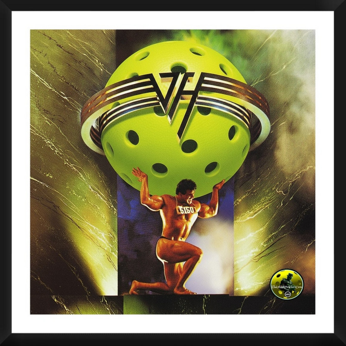 5150 - Van Halen Framed Artwork 16x16