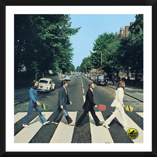 Beatles Abbey Road Framed Artwork 16x16