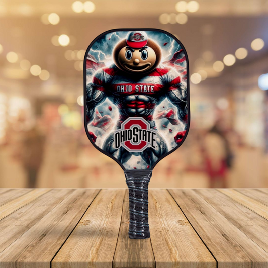 Ohio State - Brutus - Pickleball Paddle