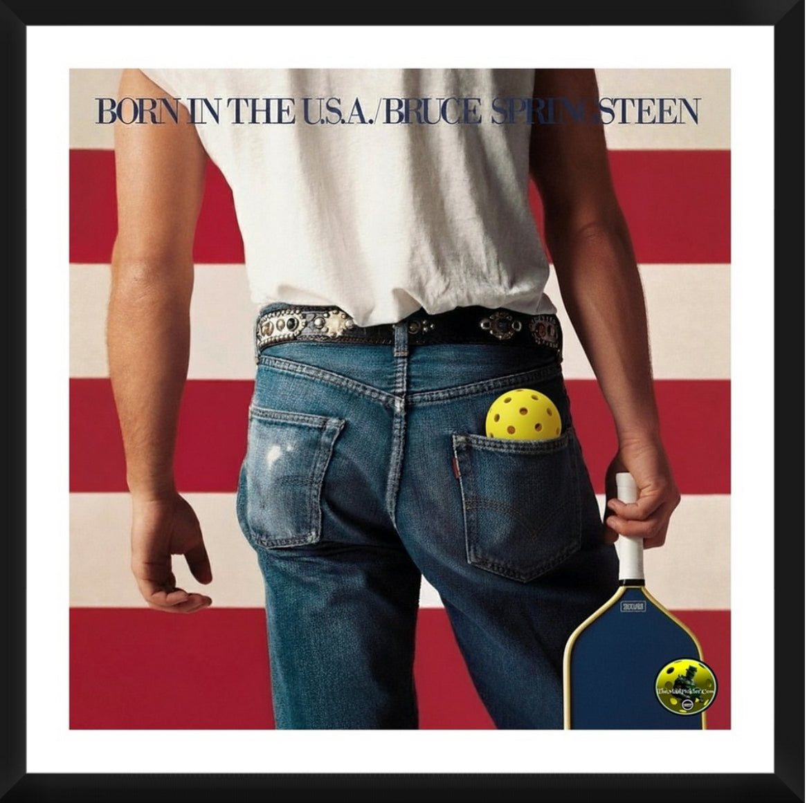 Bruce Springsteen - Born in the USA  Framed Artwork 16x16