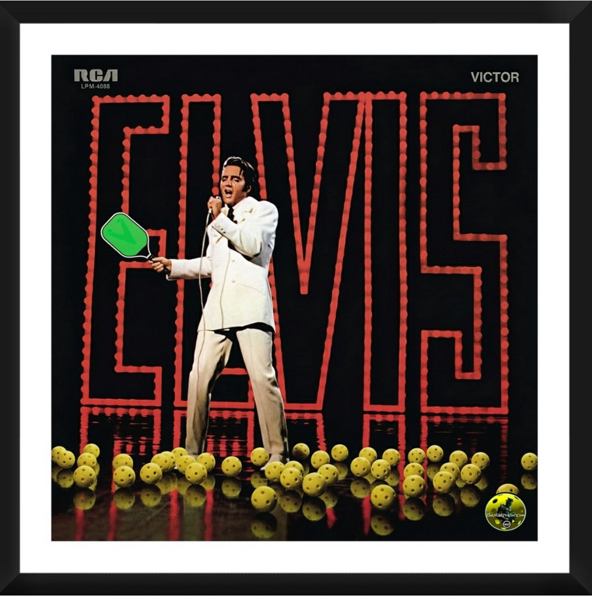 Elvis - NBC Live Album Framed Artwork 16x16