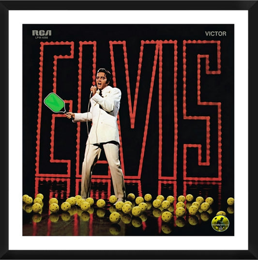 Elvis - NBC Live Album Framed Artwork 16x16